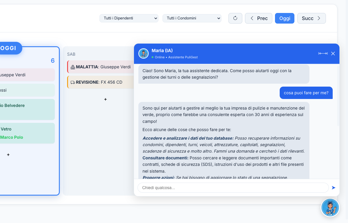 Dashboard Hub IA Maria